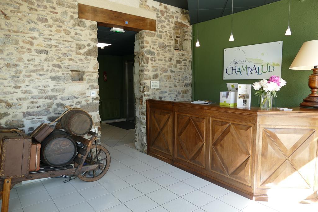 Logis Hotels Le Champalud Restaurant La Citadelle Oree-d'Anjou Exterior foto