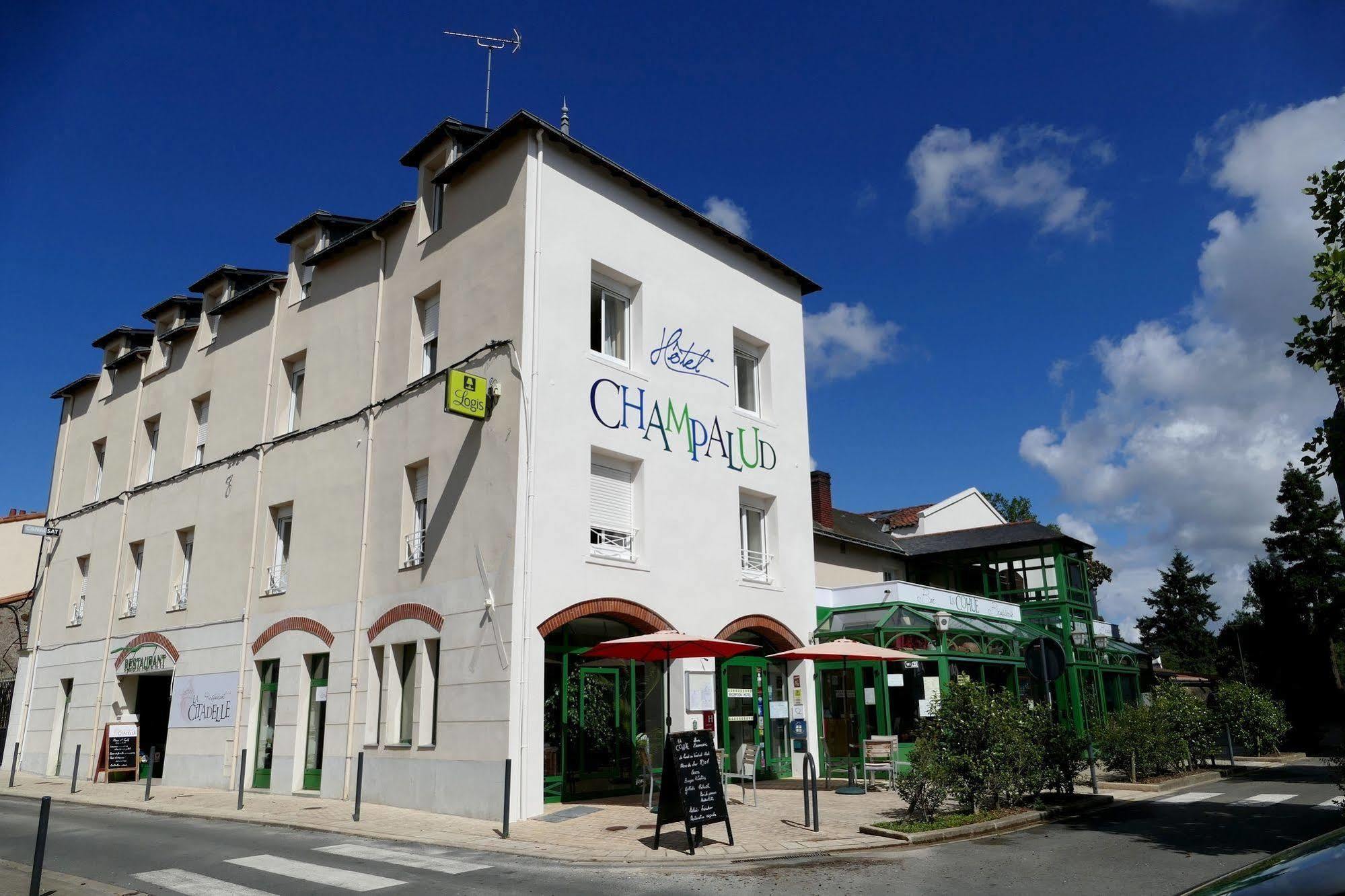 Logis Hotels Le Champalud Restaurant La Citadelle Oree-d'Anjou Exterior foto